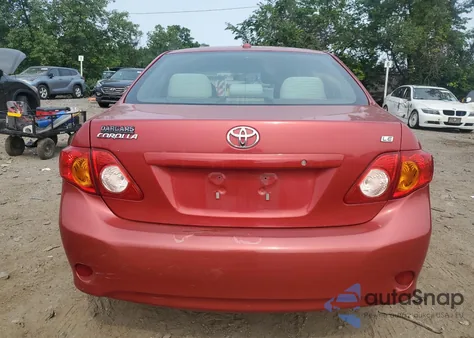 2010 Toyota Corolla Base from USA, damaged, VIN 2T1BU4EE1AC529862